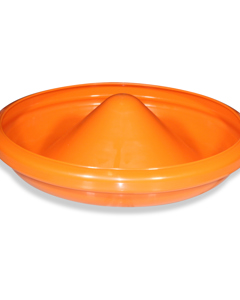 Dish high orange w/cone FlexPan S/XL